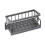 Kitchen Sink Organizer Plastic Rack with Drainage Holes 2