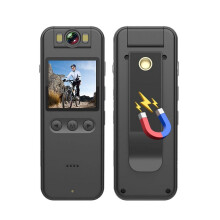 Videokamera, kamera med kamera Wifi Video Body Law Kamera Body Cam Body Cam 180 roterbart stativ Law Lyd- og linseklips og videoklippstativ Stativ
