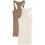 Γυναικεία & Plus μπλουζάκια γυμναστικής Cami Racerback με ριμπ ύφανση από βαμβάκι 1