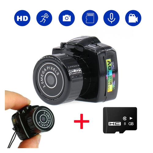 Mini videocamera HD con microfono integrato