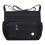 Borsa a tracolla da donna in nylon nera, spaziosa e casual. 1