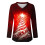Pull de Noël pour femme, col en V, manches longues 5
