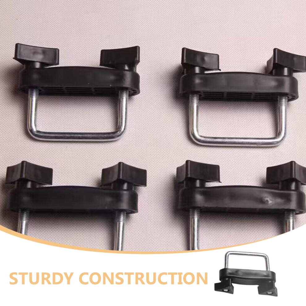 Stainless Steel Universal Roof Rack Mounting Brackets With U-Bolts, Compatible With Cargo Boxes, Luggage Racks & Roof Boxes 9405492725454