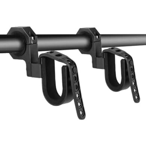 Porta attrezzi da caccia per UTV, supporto per pala e arco per UTV con roll-bar da 1,75" a 2".