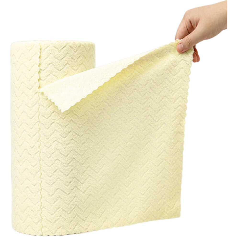 Starfreshi Microfiber Cleaning Cloths Roll 30-Pack Yellow 9377112819099