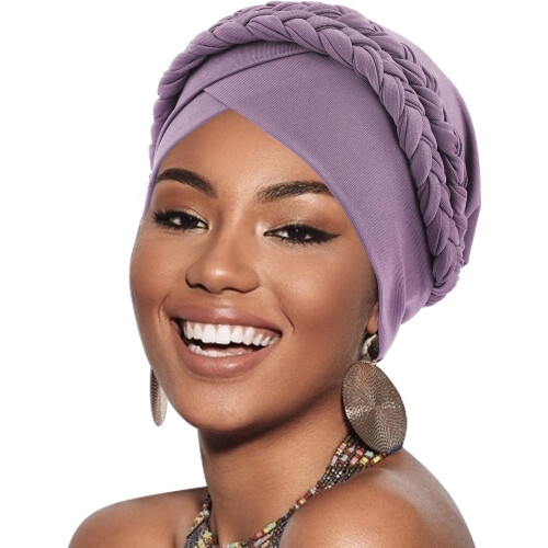 Αφρικανικά γυναικεία τουρμπάνι καπέλα Beanie Twist Headscaping Προδεμένο διπλό στριμμένο