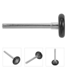 KALLORY4 peças Conjunto de roletes de reposição para porta de garagem, rodas externas pretas