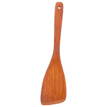 Espátula de madeira para cozinhar, 30 cm, antiaderente, com design ergonômico, ideal para refogar panquecas, ovos e peixes. Utensílio de cozinha