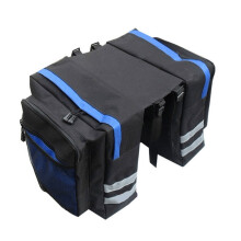 Alforje para Bicicleta - Bolsa Grande de 27L para Bagageiro Traseiro de Bicicleta Elétrica, Resistente à Água, Ideal para Compras, Uso Diário,