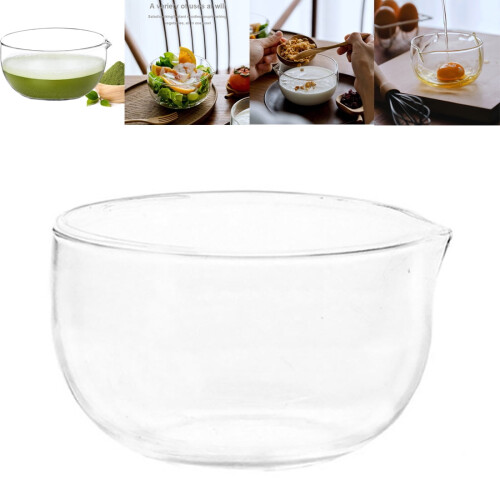 Γυάλινο μπολ Matcha με στόμιο, Γυάλινα μπολ για σούπες, σνακ, συνοδευτικά,