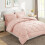 Blush Pink Full Comforter Set Luxury Soft 7-Piece 8