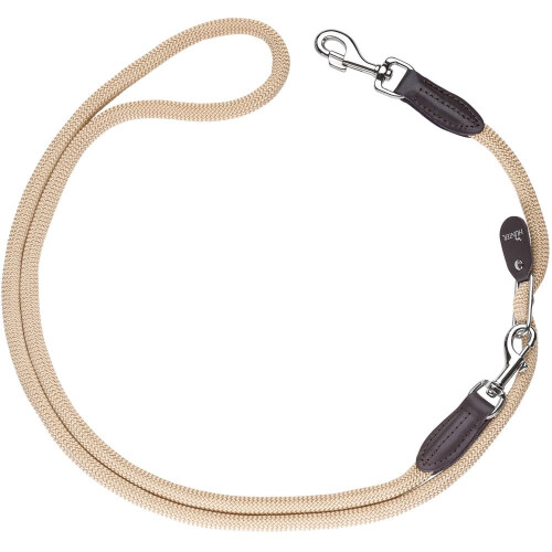 Hunter Hunter Freestyle Adjustable Leash, 10 mm Diameter x 200 cm Length, Beige