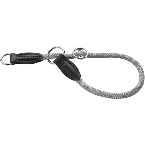 Hunter HUNTER Freestyle Eby Dressage Collar Freestyle Eiby, Colour: Grey, Freestyle Adjustable, Soft Threading Material, with Pull Stop, Robust and Durable,