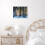Winter Forest Canvas Wall Art 16x12 in Framed 5