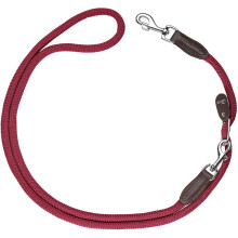 HUNTER Vario Freestyle Dog Lead Colour: Bordeaux, Infinitely Adjustable Length, Robust & Non-Slip Rope, Weatherproof & Easy to Clean, Perfect for
