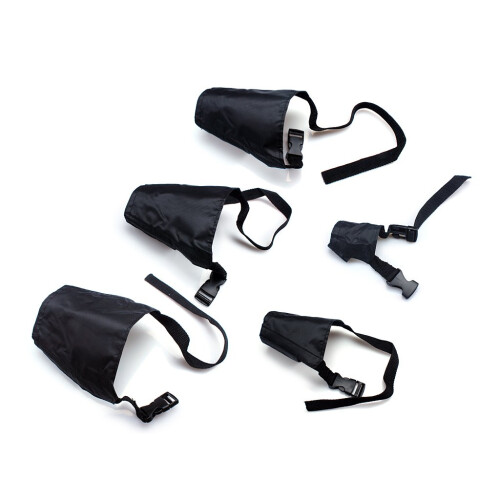 ewinever Dog Muzzles To Prevent Biting 5 PCS Different Sizes for Small, Medium And Large Breathable Dog Muzzle with Adjustable Strap