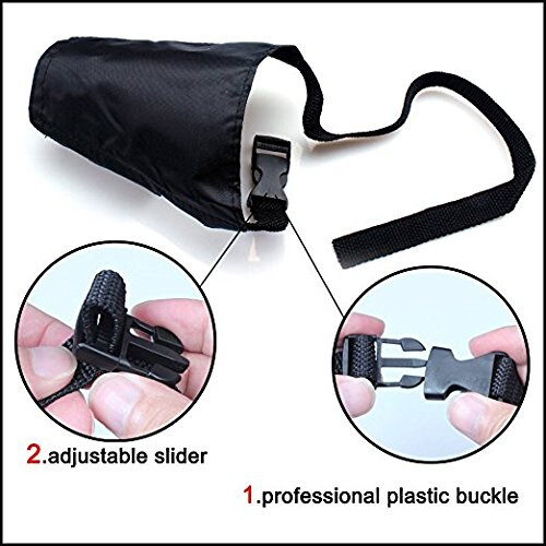 ewinever Dog Muzzles To Prevent Biting 5 PCS Different Sizes for Small, Medium And Large Breathable Dog Muzzle with Adjustable Strap 1