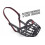 Ancol Ancol Plastic Muzzle Black/red Size 8 30x10.5cm 3