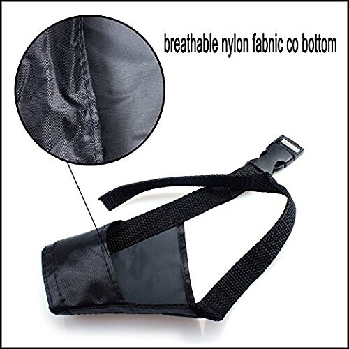 ewinever Dog Muzzles To Prevent Biting 5 PCS Different Sizes for Small, Medium And Large Breathable Dog Muzzle with Adjustable Strap 2