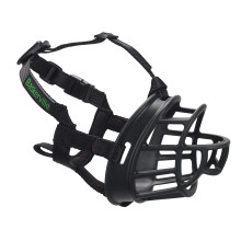 Safe BASKERVILLE ULTRA MUZZLE, Size 2, Patented Humane Design, Breathable, Dog can Pant and Drink, Adjustable, Padded, Dog Training Muzzle for Small &
