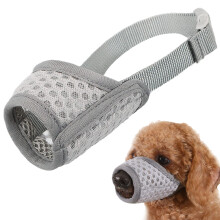 Mayerzon Dog Muzzle, Puppy Soft Mesh Muzzle for Small Medium Large Dogs Chihuahua Poodles Beagle Dachshund Corgis Labrador for Biting Chewing Grooming