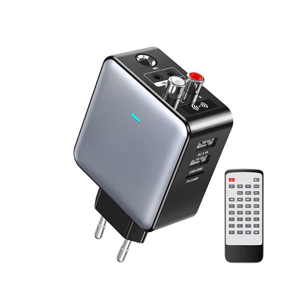 5.3 Audio Transmitter Receiver 3.5Mm Aux/Rca/Tf/Usb Karaoke Hifi Stereo Wireless Adapter-Eu Plug 6034191782425