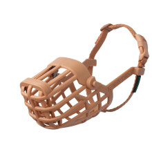 Baskerville Classic Basket Muzzle - Dog can Pant and Drink, Prevents Biting and Food Waste Scavenging, Strong TPR, Ideal for Longer Nosed Dogs,