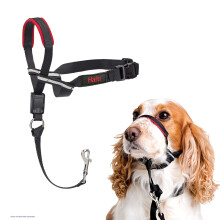 HALTI Optifit Headcollar Size Medium, Dog Head Harness to Stop Pulling on the Lead, Easy to Use, Adjustable & Reflective Head Collar for Dogs,