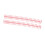 10 Pcs Binding Spines Loose Leaf 30 Hole PP Plastic 10mm Cutting-Friendly Pink 13