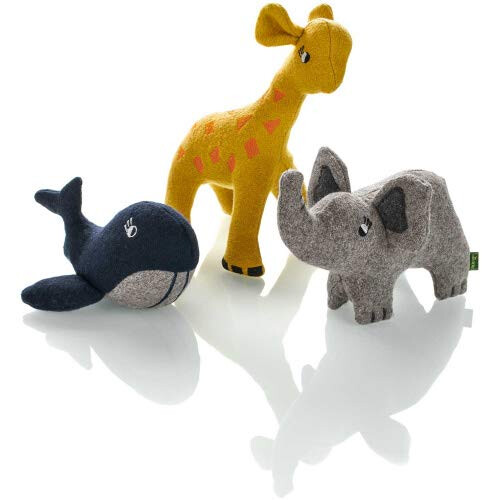 Hunter HUNTER Eiby Whale Dog Toy, Blue, 24 cm 1