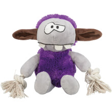 TRIXIE Soft Plush Monster Dog Toy - 32cm, Squeaky Dog Toy for Large & Small Dogs - 34723