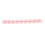 10 Pcs Binding Spines Loose Leaf 30 Hole PP Plastic 10mm Cutting-Friendly Pink 8