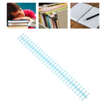 Binding Spine 10 Pcs 30 Hole PP Plastic Wear-Resistant 10mm for Student Office
