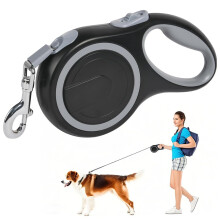 Aomig Retractable Dog Lead Tangle-Free Retractable Dog Leash, 8m/50kg Heavy-Duty Extendable Dog Leads, Robust Self-Locking Dog Lise with Quick-Lock