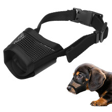Dog Muzzle Soft Mesh Muzzles for Small Medium Large Dogs with Velcro Straps Husky Labrador Breathable Pet Mask Dogs Training for Anti-Barking Biting