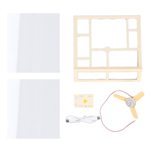 Miniatur-Hausdach-Set, Staubdicht, 3D Kunststoff DIY Modell 1