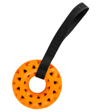 Ancol Extreme Tough Toy High Visibility Donut Shaped with strap for training or play
