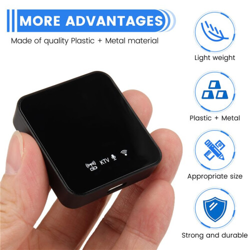 Mic Wireless Lavalier Microphone Professional Audio Receiver Wireless Noise Canceling Mic Portable 2