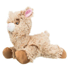 TRIXIE Soft Plush Alpaca Dog Toy - 22cm, Dog Toy for Large & Small Dogs, No Squeaker - 35677