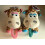 Webbox Webbox Puppy Toy - Giraffe with Teething Ring PINK 1