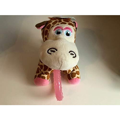 Webbox Webbox Puppy Toy - Giraffe with Teething Ring PINK 1