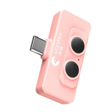 Yanmai R6 Dual Microphone for Vlogging, AI Noise Reduction, Mobile Phone Mic for Live Broadcast Recording Interview