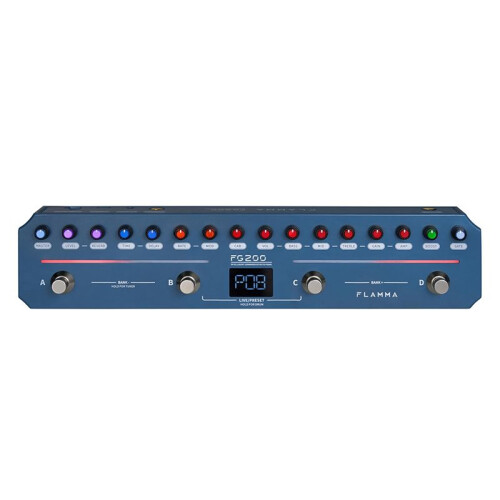 FLAMMA FG200 Intelligent Multi-Effects Guitar Pedal with 52 AMP Models 5 BOOST Models 40 Rhythm Styles Support APP OTG 1
