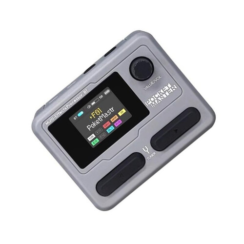 Electric Guitar Bass Amplifier Pocket Master 1.77 LCD Screen Modeling IR Multi-Effect with OTG Looper 1