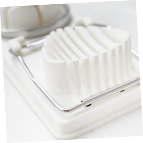 2pcs Multifunctional Vegetable and Fruit Slicer with Ergonomic Grip for Quick Kitchen Cutting White 1