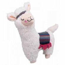 TRIXIE alpaca dog toy, purple, 31 cm, 35899, plush, with voice, washable at 30?