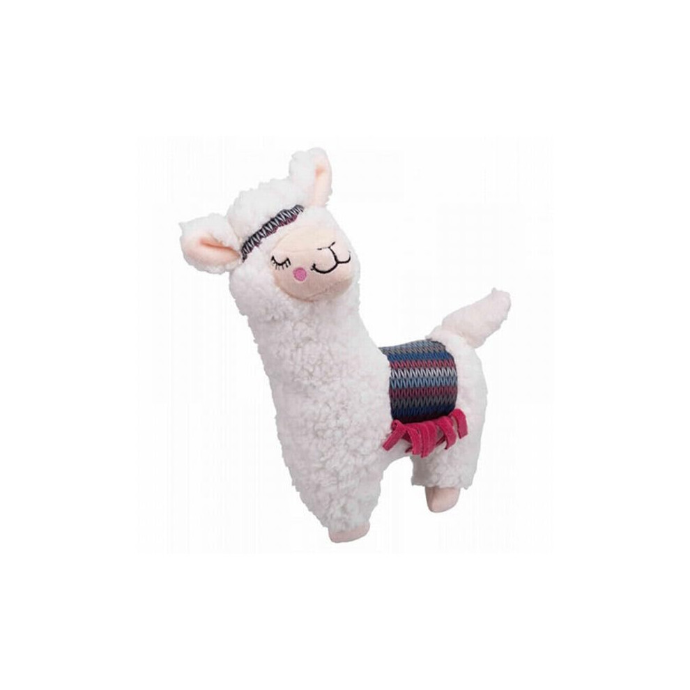 Trixie Alpaca Dog Toy, Purple, 31 Cm, 35899, Plush, With Voice, Washable At 30?