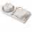 2pcs Multifunctional Vegetable and Fruit Slicer with Ergonomic Grip for Quick Kitchen Cutting White 3