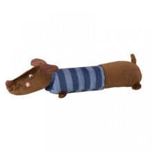 Smart Garden Zoon Frankie Sausage Dog Dachshund Soft Squeaky Plushie Dog Toy 33cm