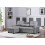 Luxury Life Naples 3 Seater Linen Sofa Bed in Light Grey 1